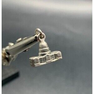 Vintage Charm USA Capitol Building Washington DC 1950s Silver